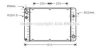 AVA QUALITY COOLING PR2006 Radiator, engine cooling